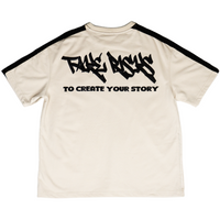 Cream Take Risks Tee