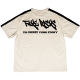 Cream Take Risks Tee